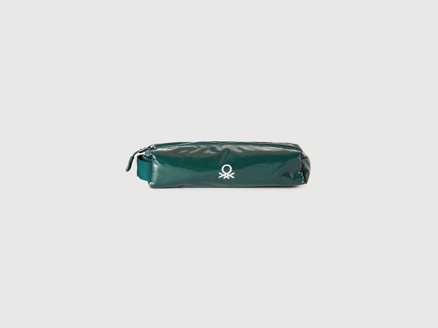 Pencil case with logo da uomo verde scuro | Multimarchio Outlet