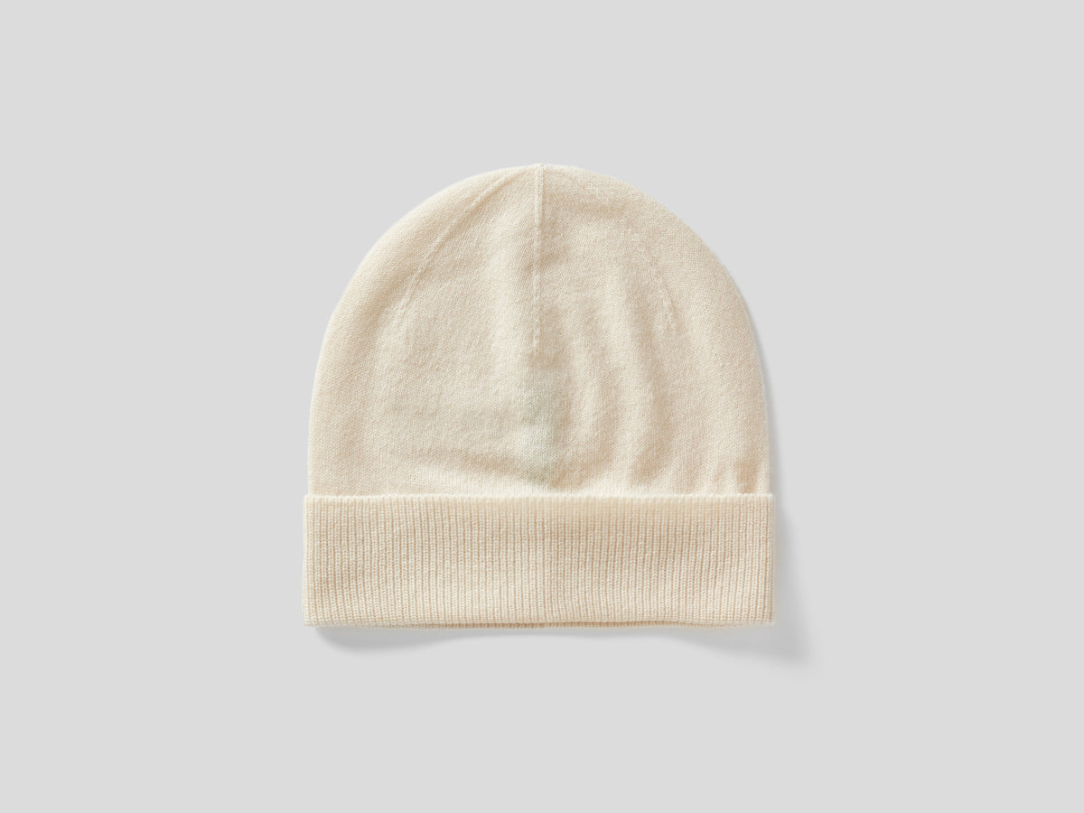 Berretto in puro cashmere