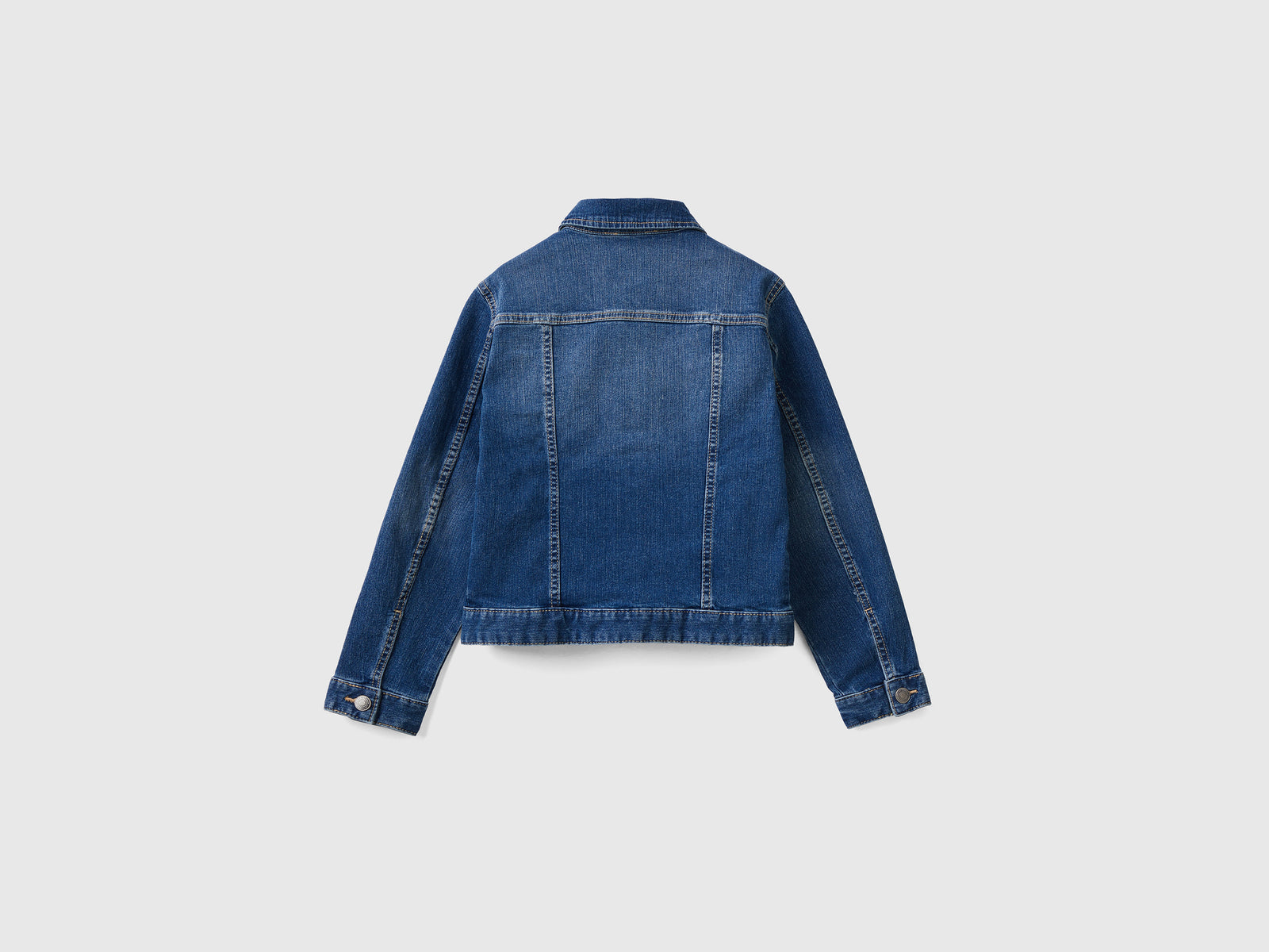 Giubbino in denim da bambino blu scuro 2 | Benetton Outlet