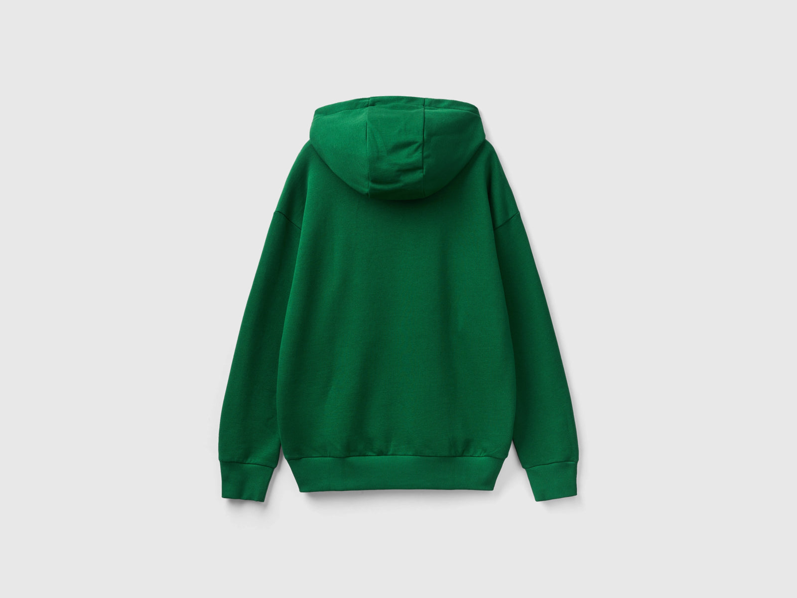 Calda felpa con cappuccio da uomo verde 2 | Benetton Outlet