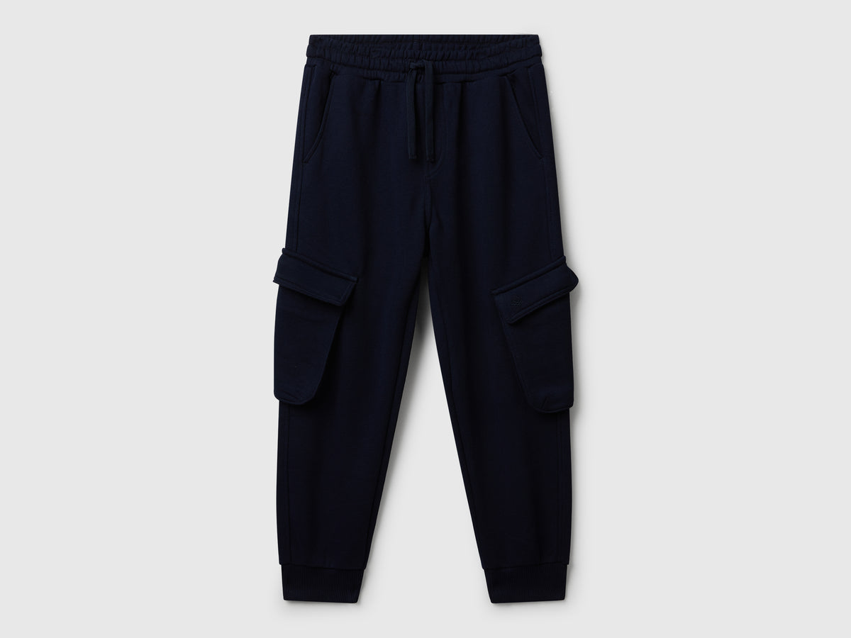 Joggers cargo in felpa