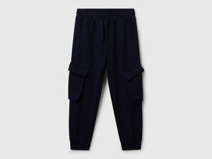 Joggers cargo in felpa