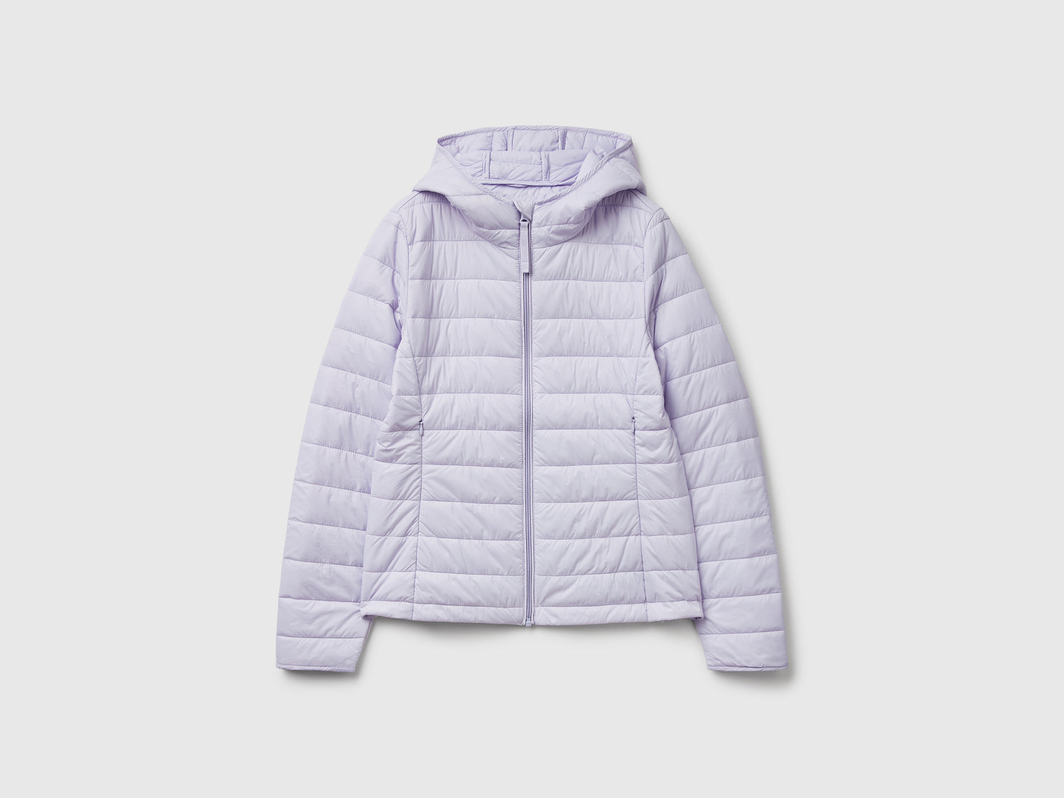 Giubbino slim fit imbottito da donna lilla | Benetton Outlet