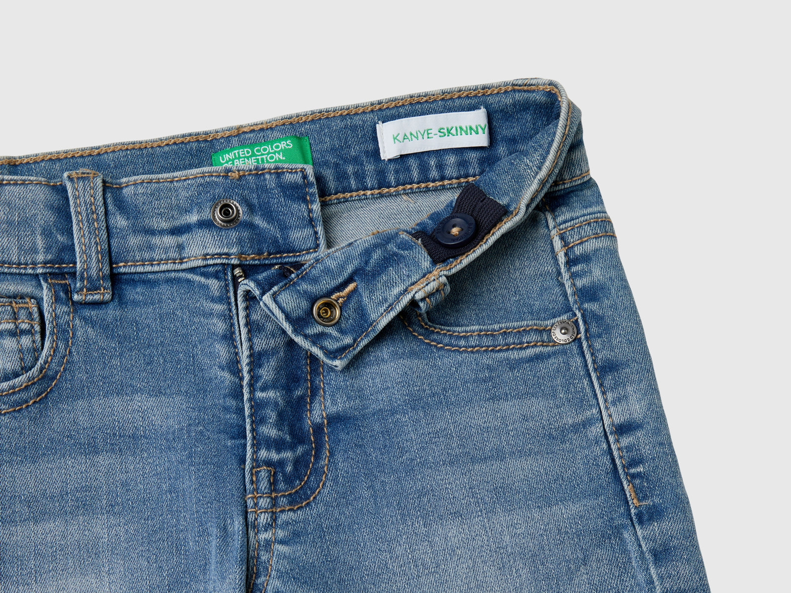 Jeans skinny fit da bimbo azzurro 3 | Benetton Outlet