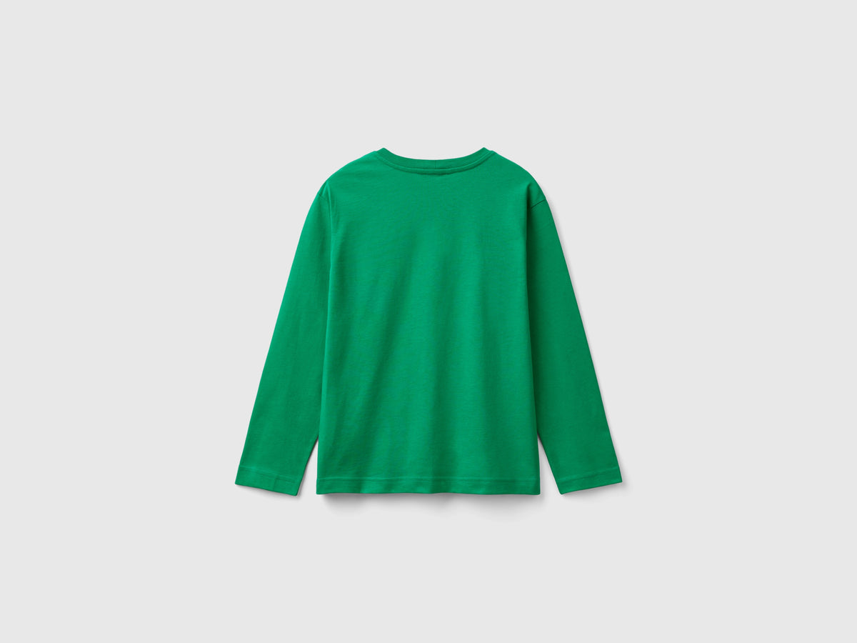 T-shirt manica lunga 100% cotone bio