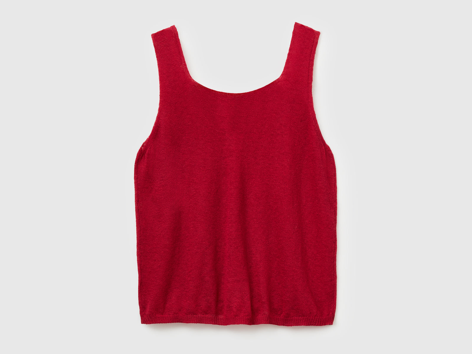 Canotta reversibile in misto alpaca da donna fragola 2 | Benetton Outlet