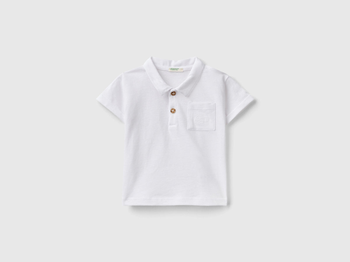 Polo in misto lino