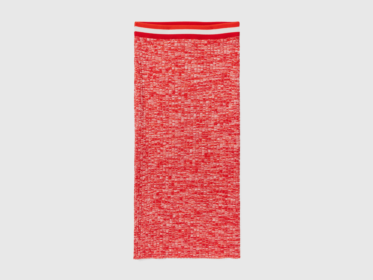 Longuette in maglia da donna rosso | Benetton Outlet