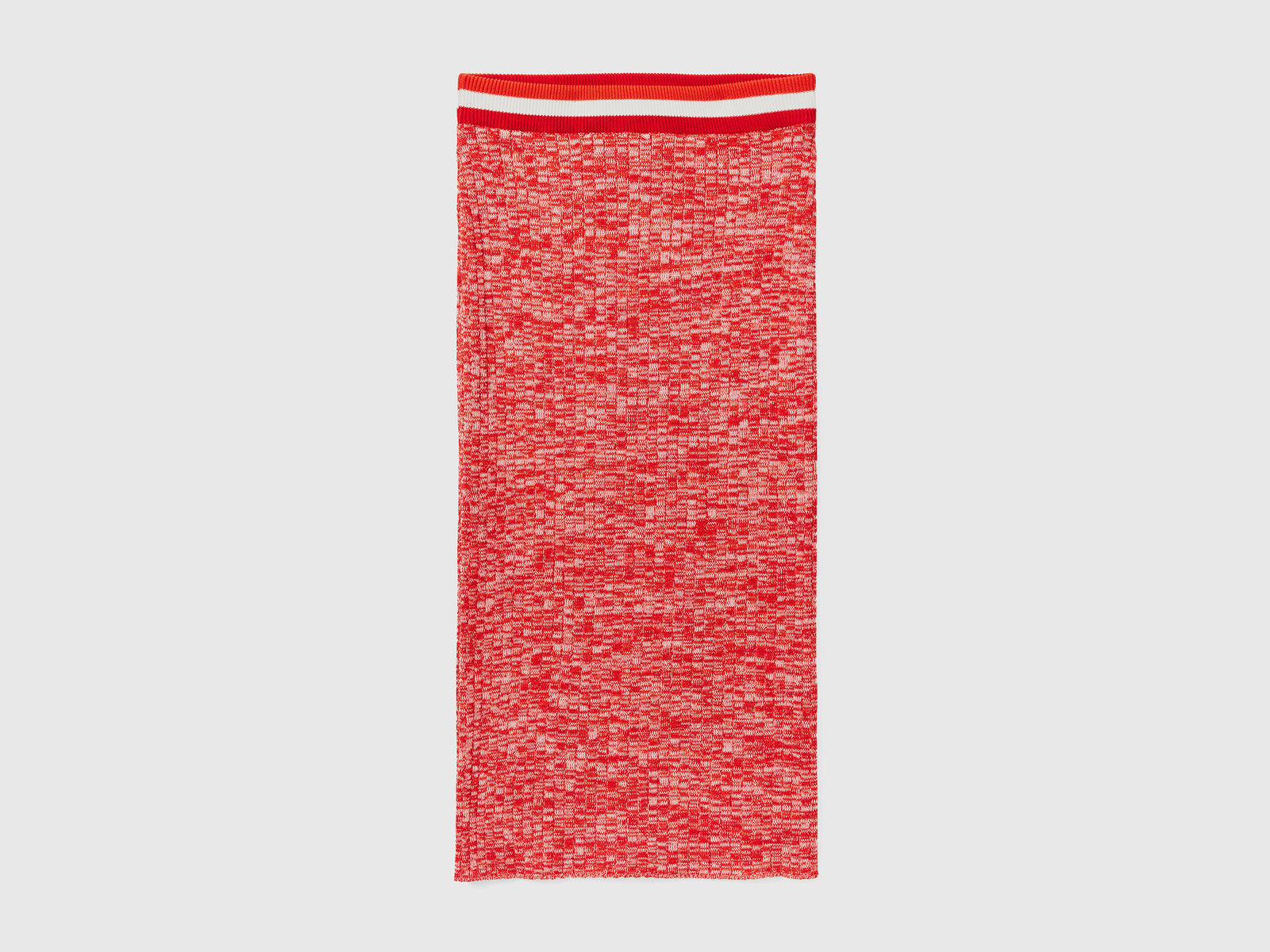 Longuette in maglia da donna rosso | Benetton Outlet