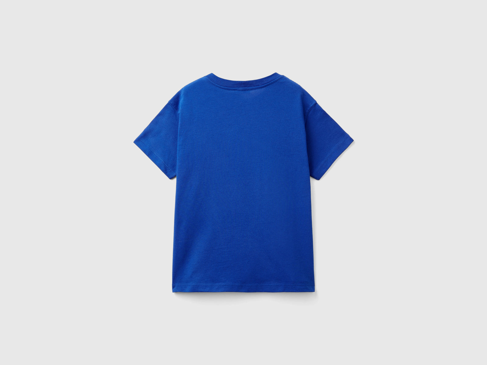T-shirt manica corta 100% cotone bio da bambino bluette 2 | Benetton Outlet