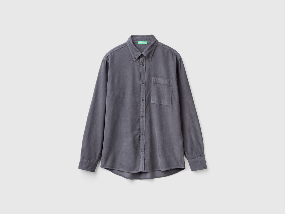 Camicia in velluto a costine