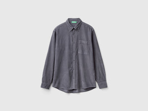 Camicia in velluto a costine