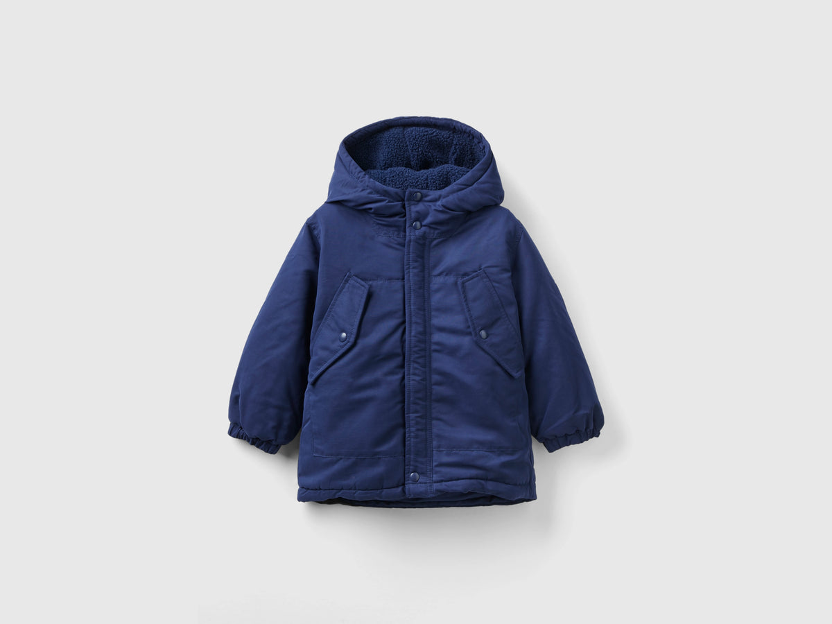 Parka imbottito con tasche