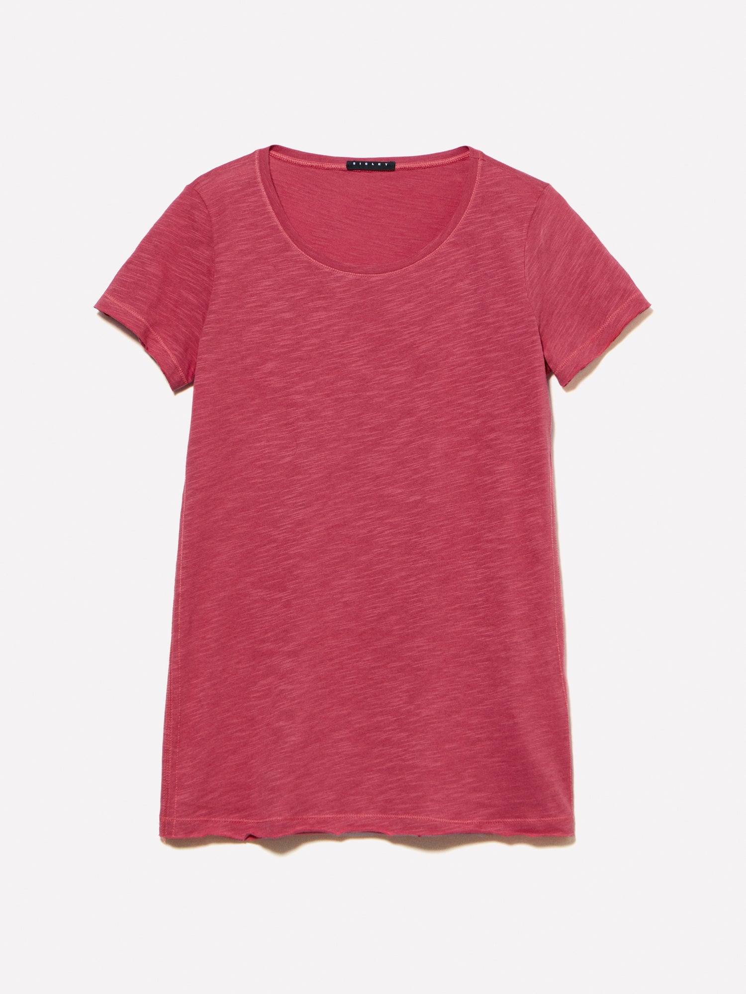 T-shirt con scollo rotondo da donna fard | Sisley Outlet