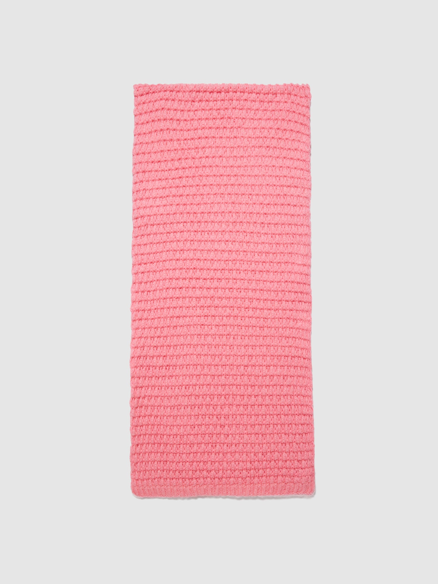 Maxi sciarpa in maglia 3D da donna rosa | Sisley Outlet