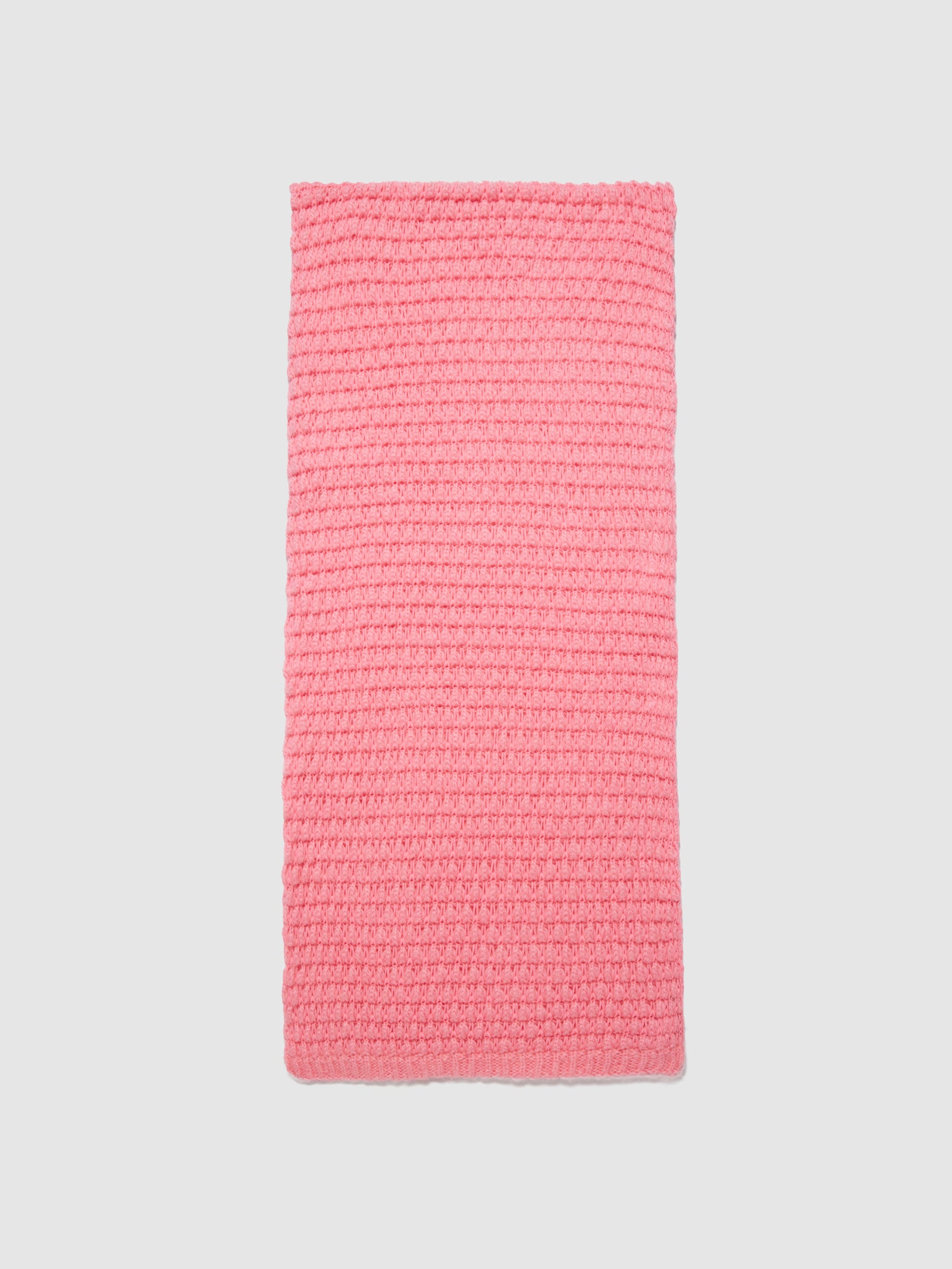 Maxi sciarpa in maglia 3D da donna rosa | Sisley Outlet