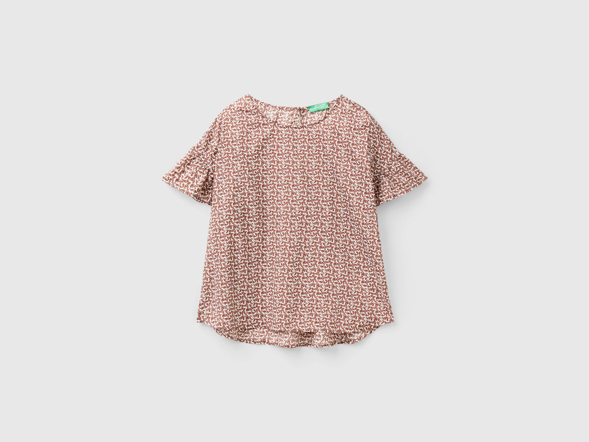 Blusa fantasia in cotone leggero