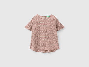 Blusa fantasia in cotone leggero