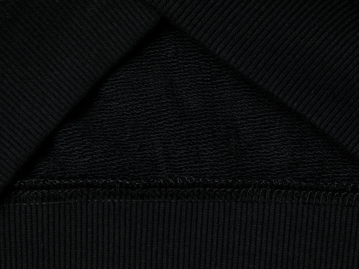 Felpa con zip e ricamo logo