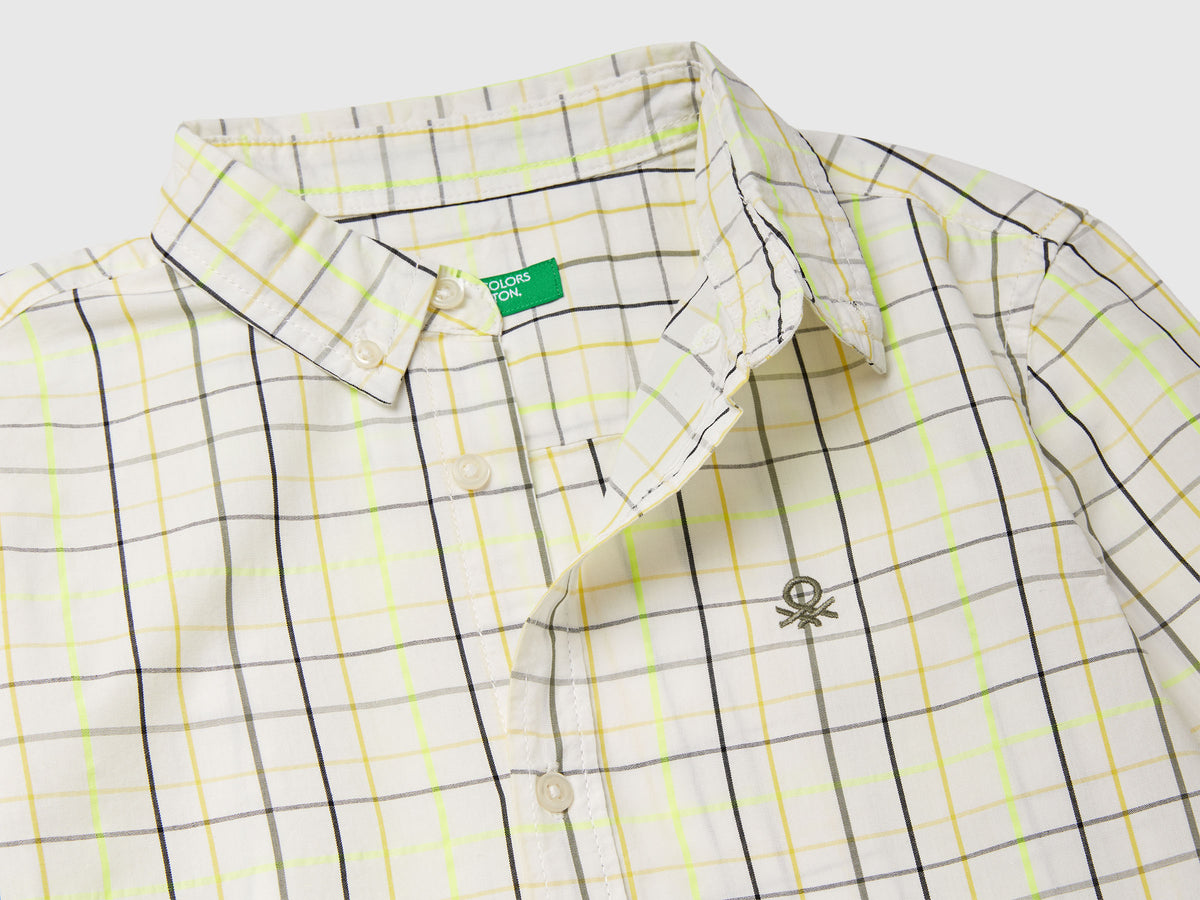 Camicia button down a quadri