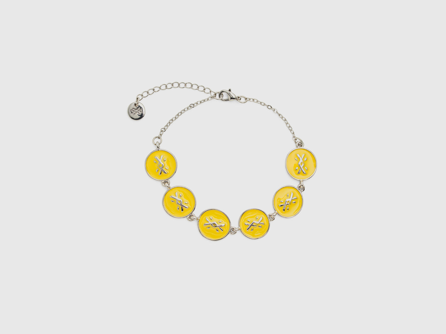 Bracciale con ciondoli da donna giallo | Benetton Outlet