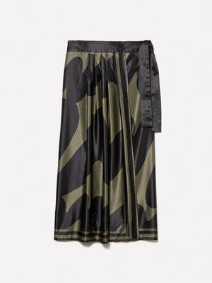 Sarongo stampato fondo scuro