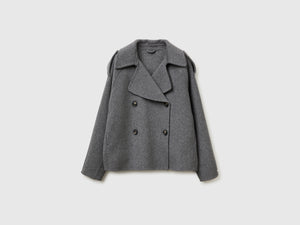 Cappotto doppiopetto 100% lana