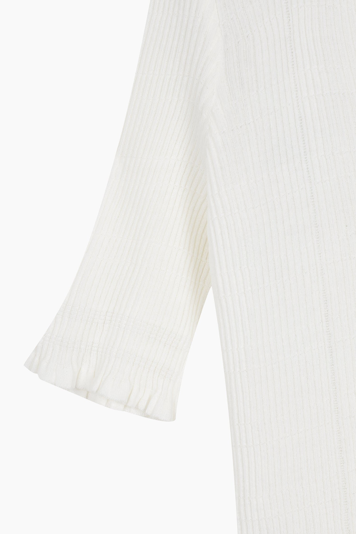Polo crema con bottoncini da donna bianco panna 3 | Sisley Outlet