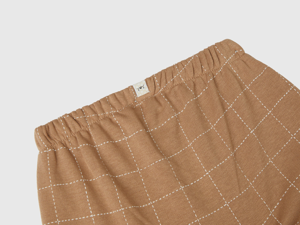 Pantaloni in felpa con bottoni