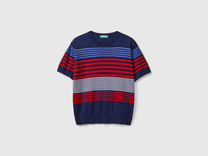 Maglia manica corta a righe