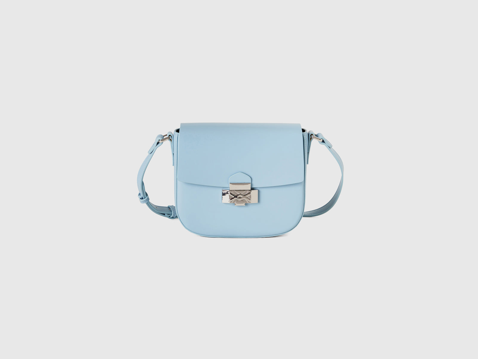 Borsa piccola a tracolla da donna celeste | Benetton Outlet