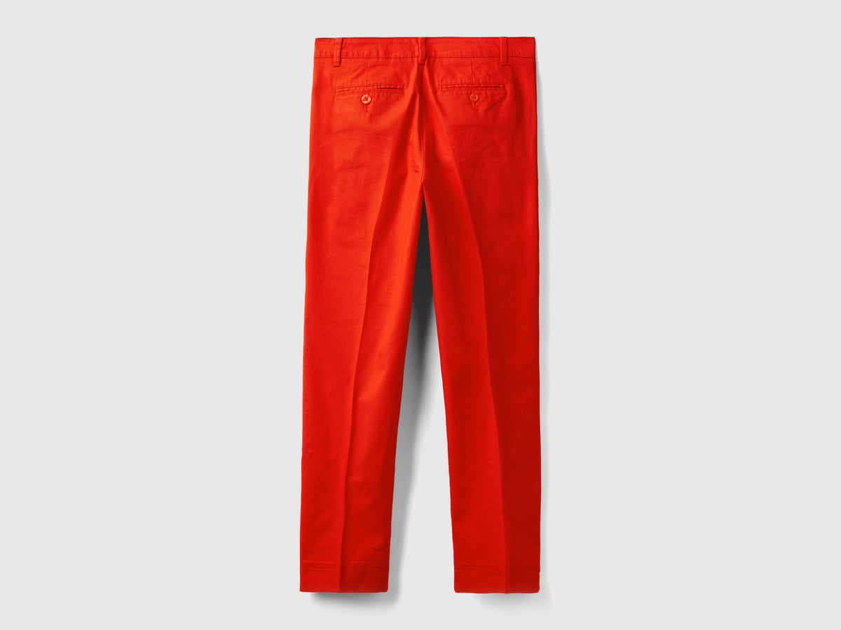 Chino in cotone stretch