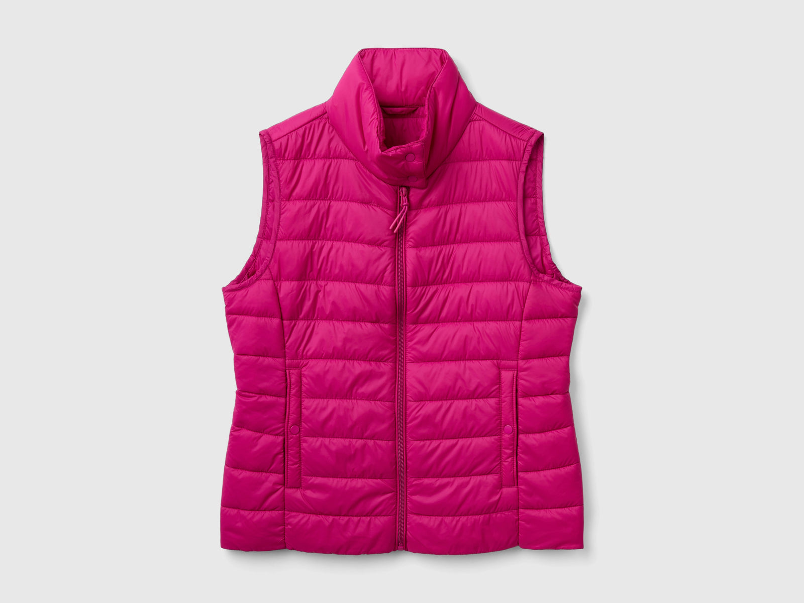 Smanicato imbottito con ovatta riciclata da donna ciclamino | Benetton Outlet