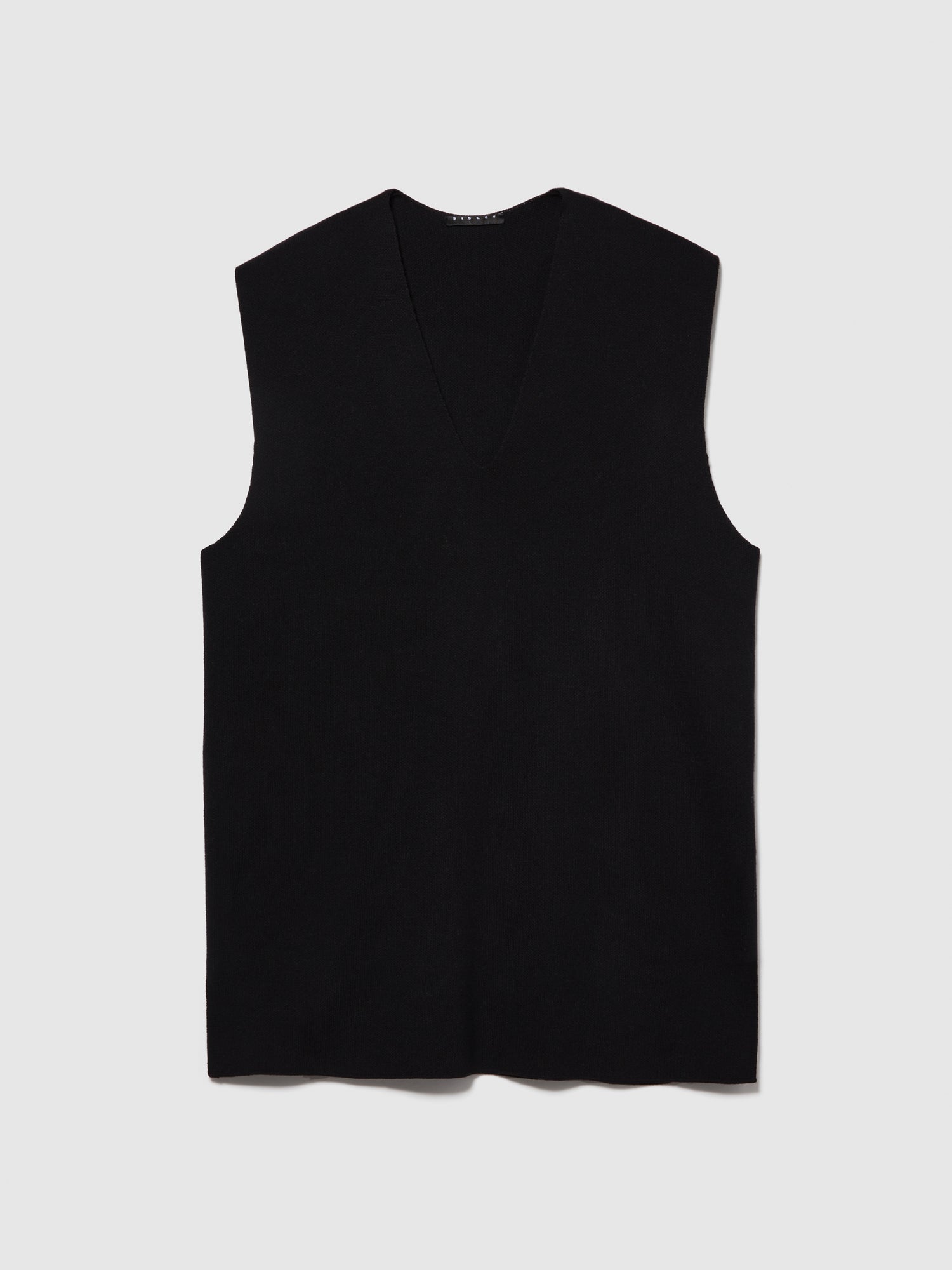Gilet in maglia da donna nero | Sisley Outlet