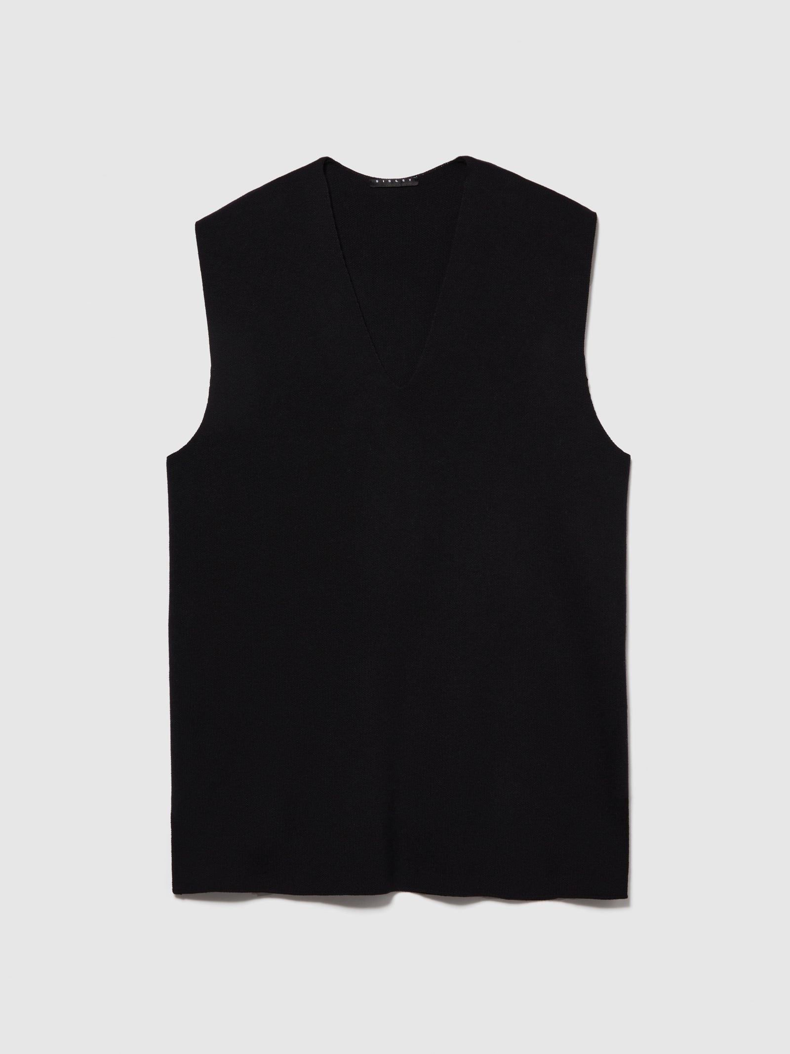 Gilet in maglia da donna nero | Sisley Outlet