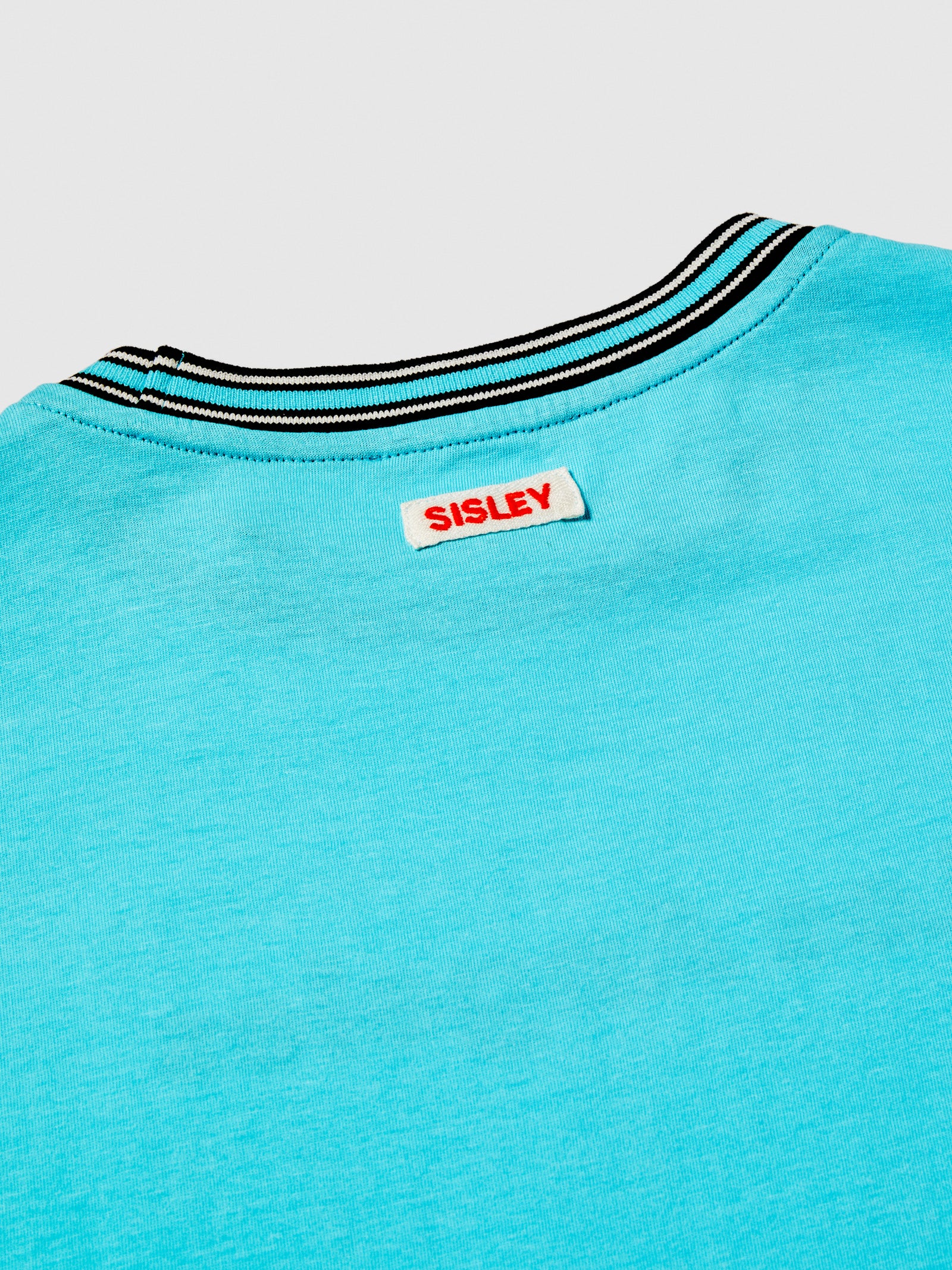 T-shirt con stampa ricamata da bambino bluette 2 | Sisley young Outlet