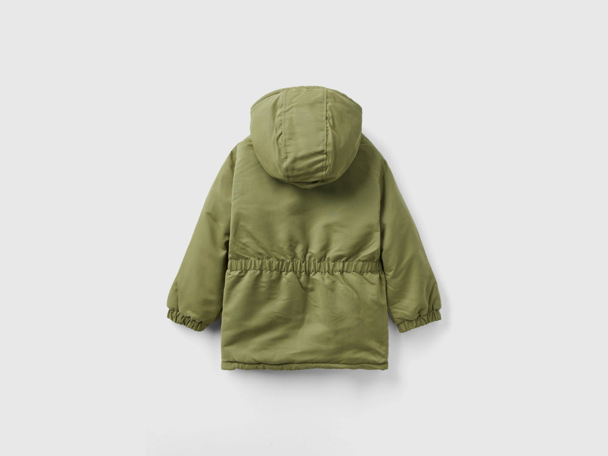 Parka imbottito con tasche
