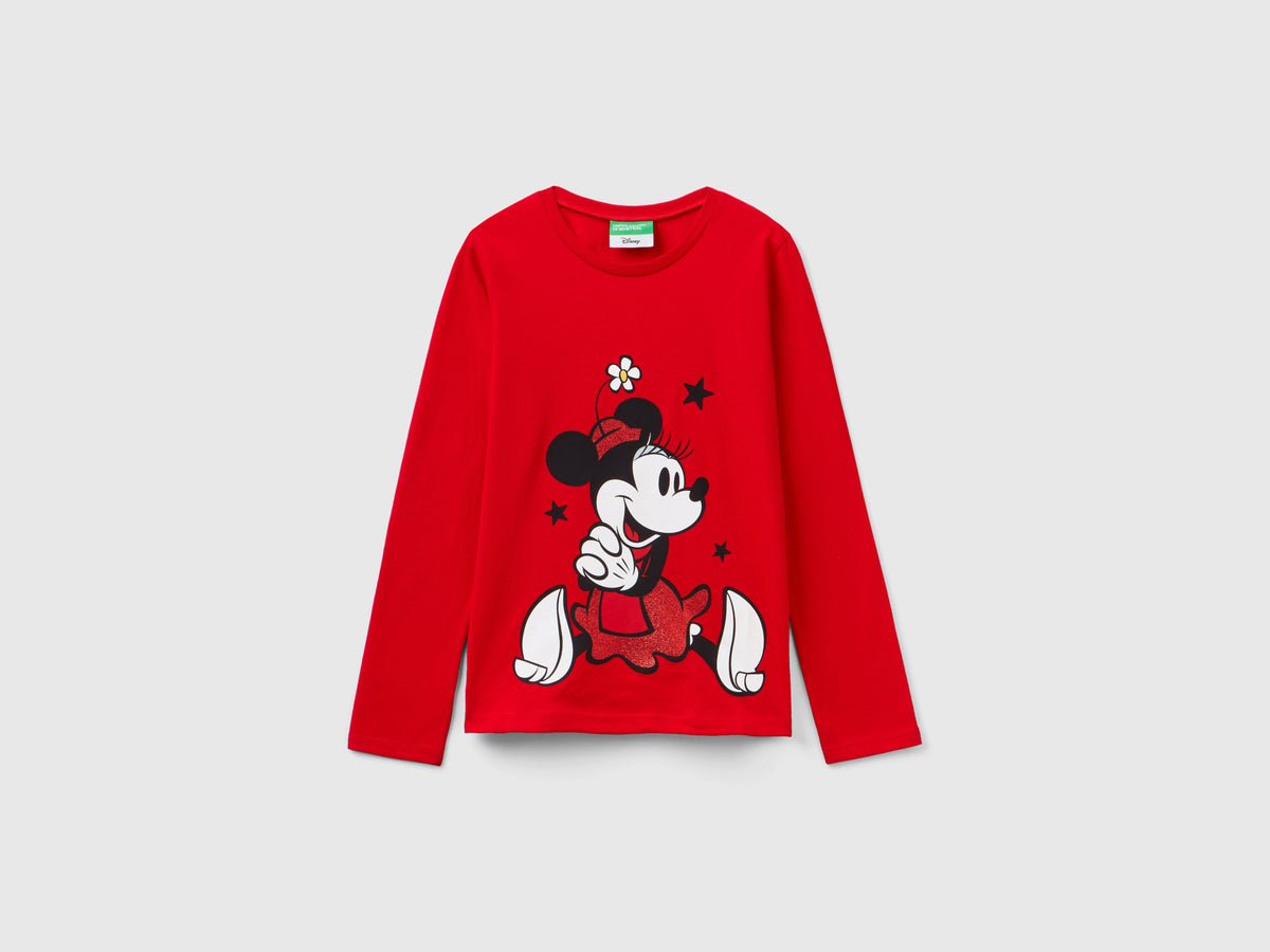 T-shirt ©Disney natalizia con glitter