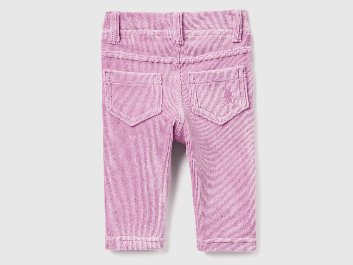 Pantaloni in ciniglia stretch