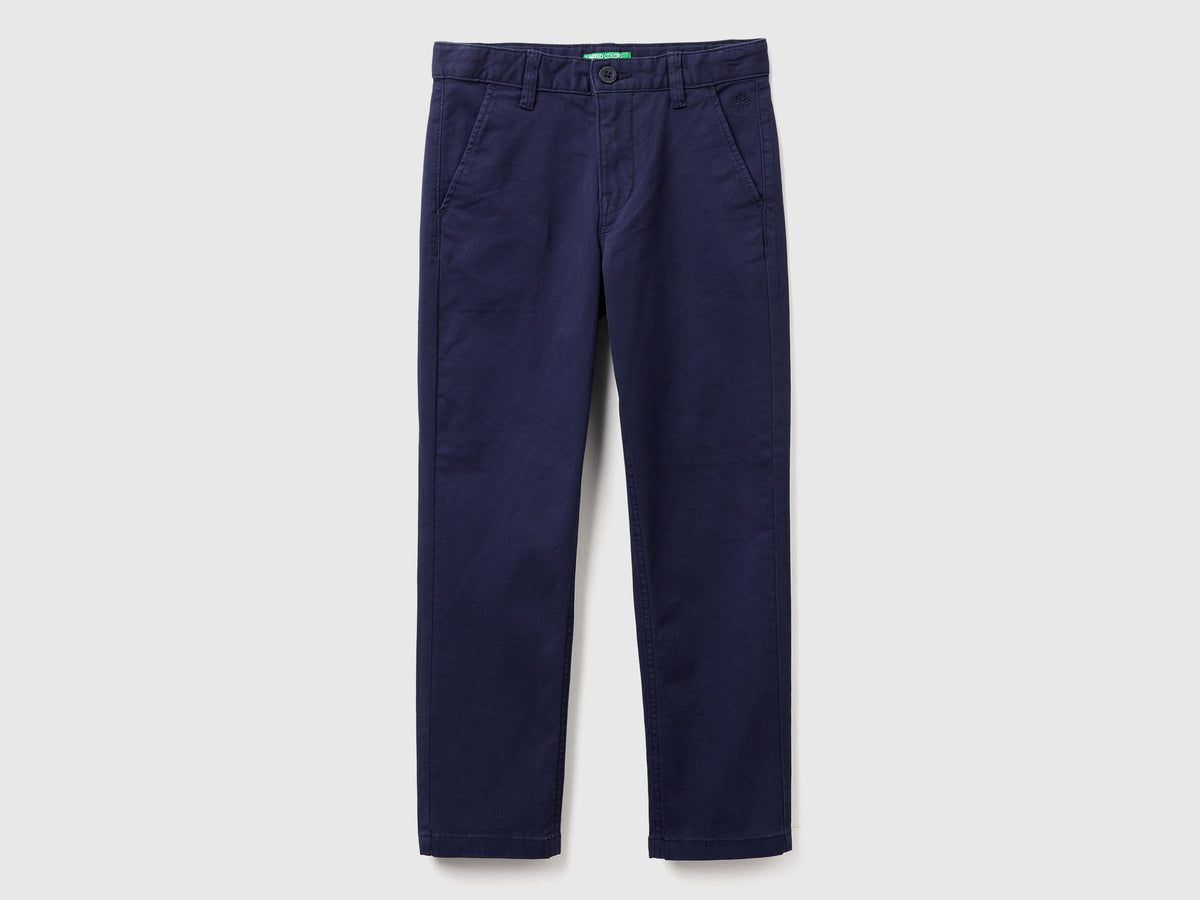 Chino slim fit in cotone stretch