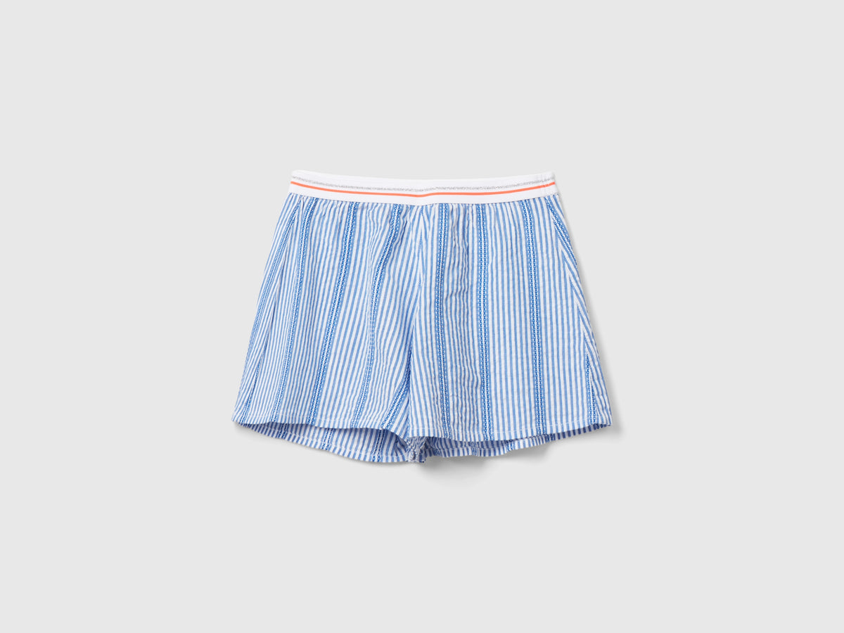 Gonna pantalone a righe