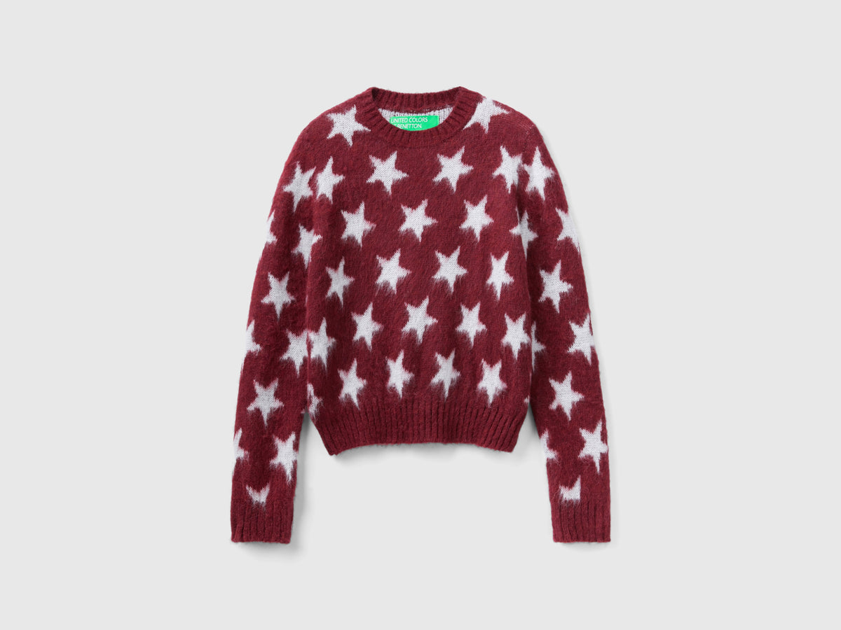 Calda maglia con stelle