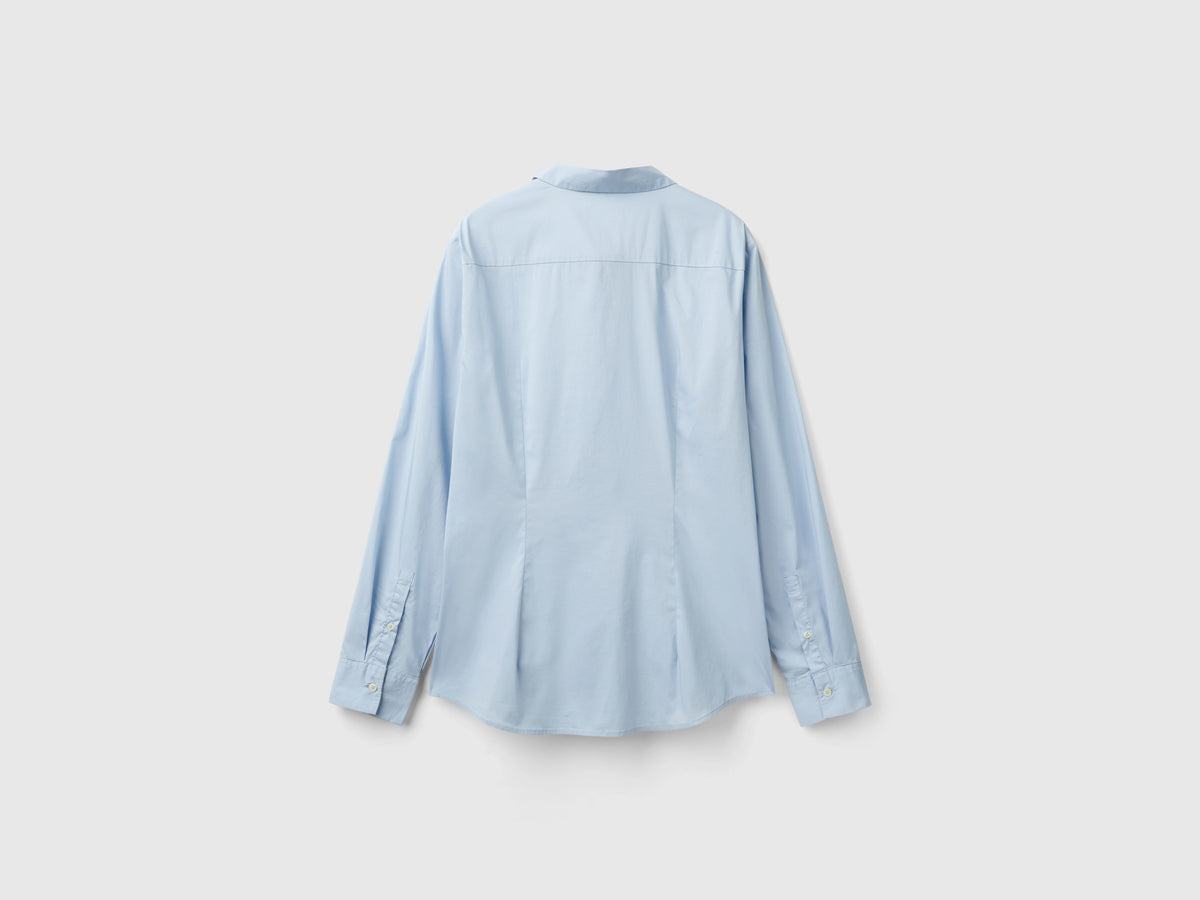 Camicia in misto cotone stretch