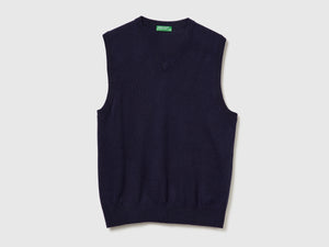 Gilet in pura lana Merino