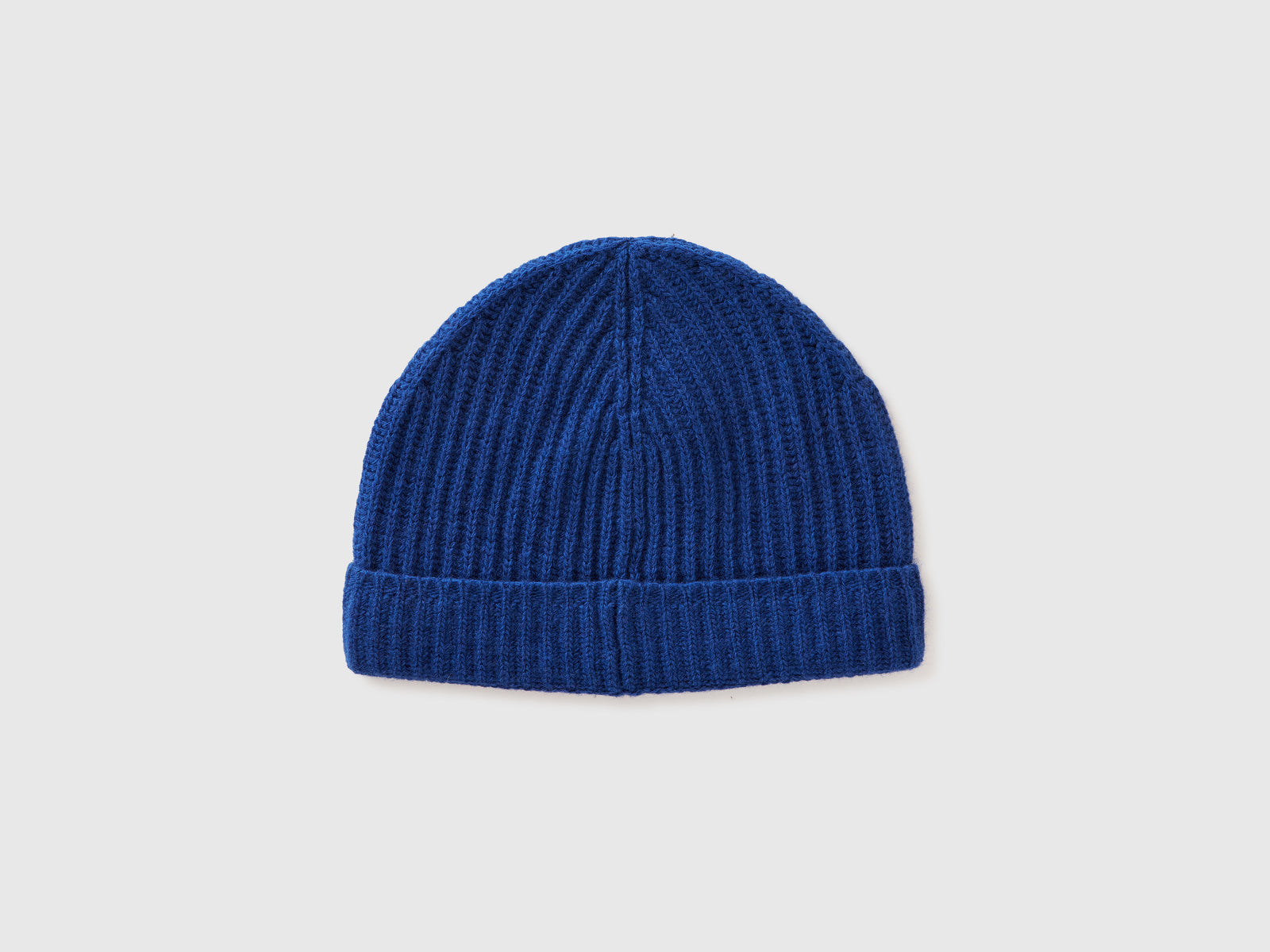 Berretto in pura lana vergine da uomo blu 2 | Benetton Outlet