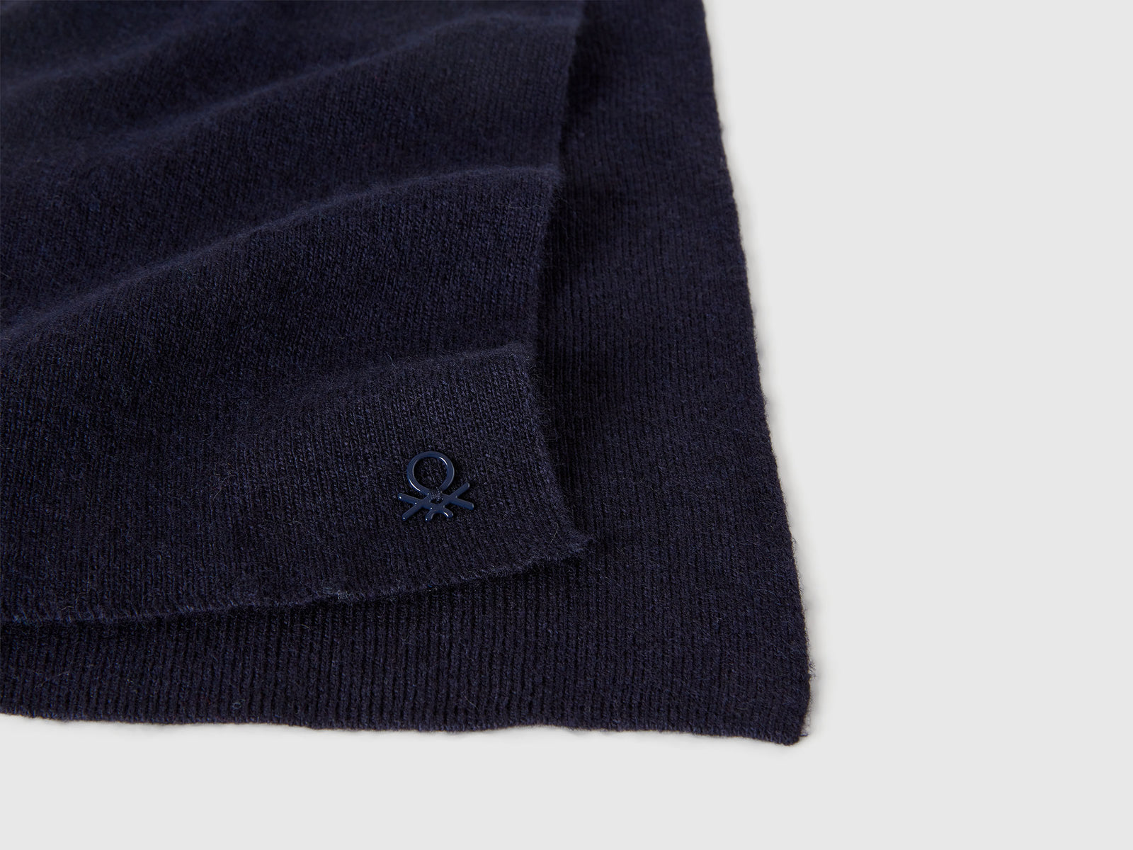 Sciarpa in misto lana da bambino blu scuro 3 | Benetton Outlet
