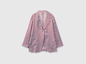 Blazer con pattern frutta