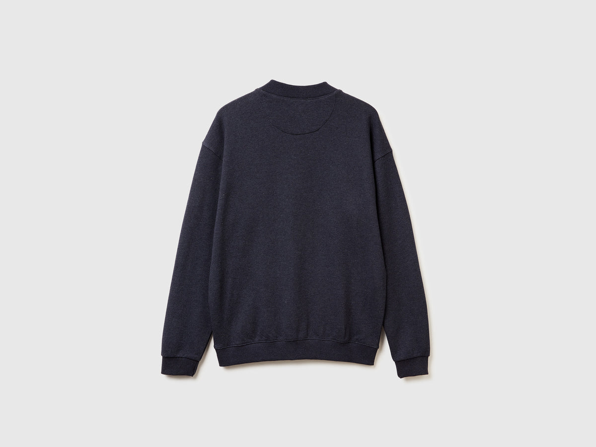 Cardigan in felpa relaxed fit