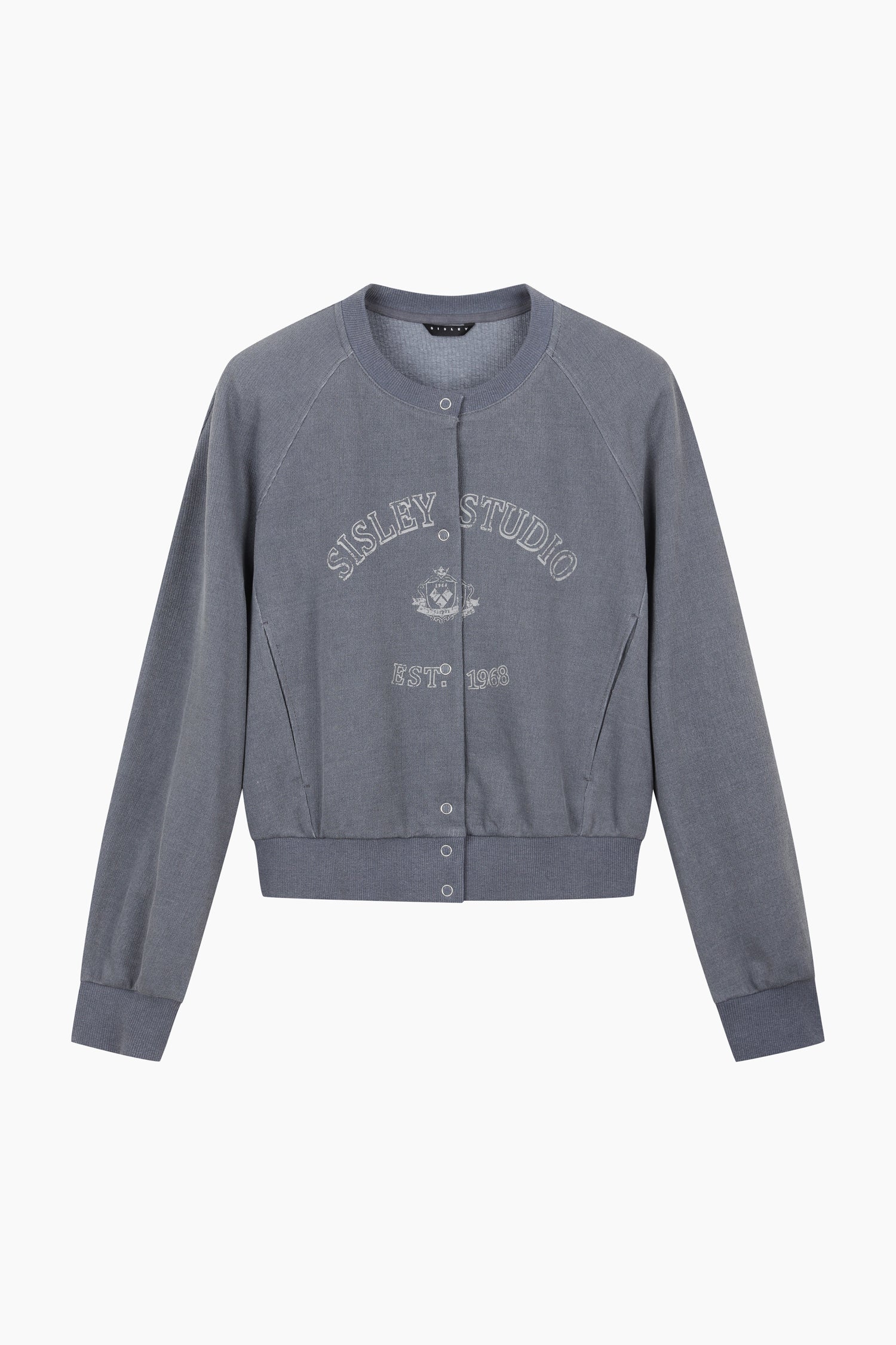Felpa effetto bomber "Sisley Studio" da donna blu | Sisley Outlet