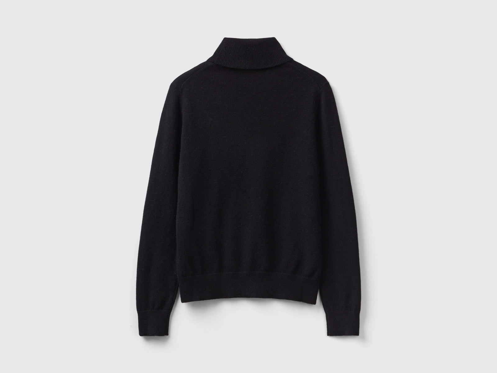 Dolcevita in puro cashmere da donna nero 2 | Benetton Outlet